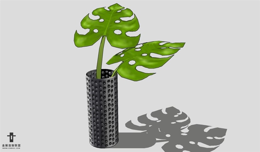 SketchUp饰品模型草图大师花艺3D模型Artificial Plant-021