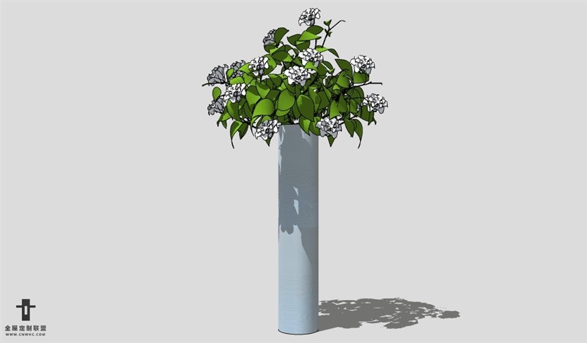 SketchUp饰品模型草图大师花艺3D模型Artificial Plant-025