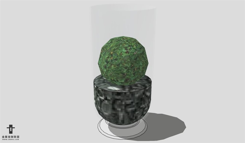 SketchUp饰品模型草图大师花艺3D模型Artificial Plant-027