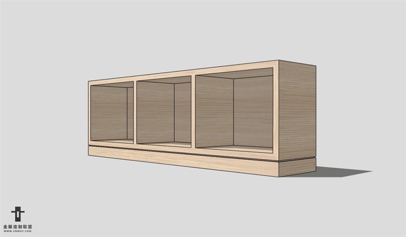 SketchUp置物架模型草图大师层板架3D模型Shelf-001