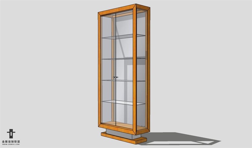 SketchUp柜子模型草图大师厨柜3D模型Bookcase-003