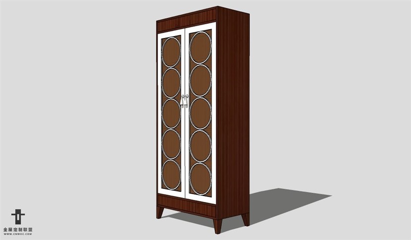 SketchUp柜子模型草图大师厨柜3D模型Bookcase-006