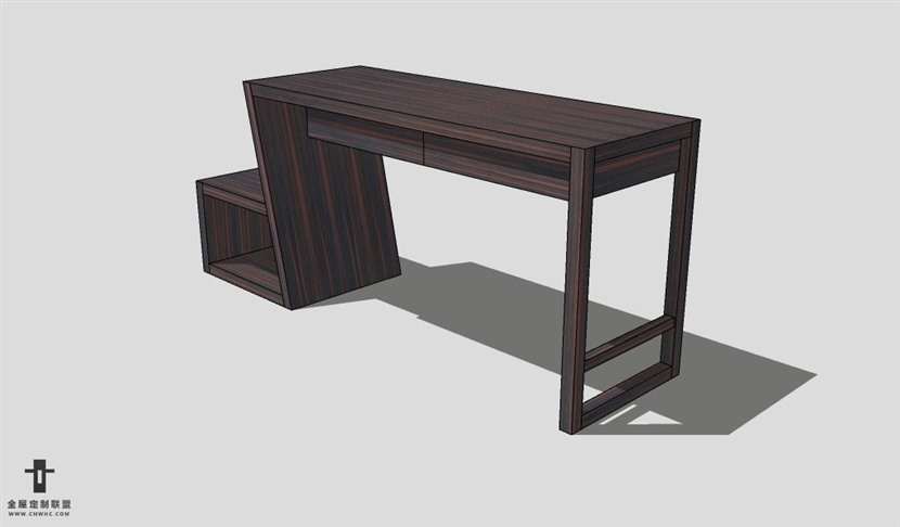 SketchUp桌子模型草图大师书桌3D模型Desk-022