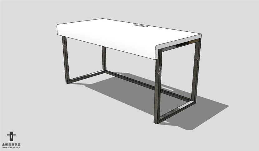 SketchUp桌子模型草图大师书桌3D模型Desk-034