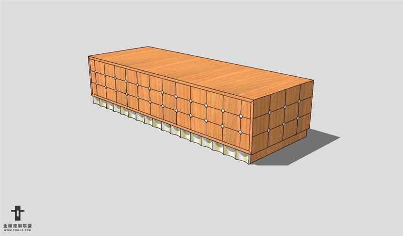 SketchUp柜子模型草图大师电视柜3D模型Entertainment Center-006