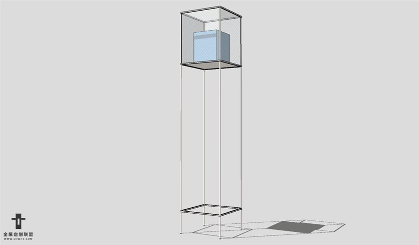 SketchUp落地灯模型草图大师落地灯3D模型Floor light-003