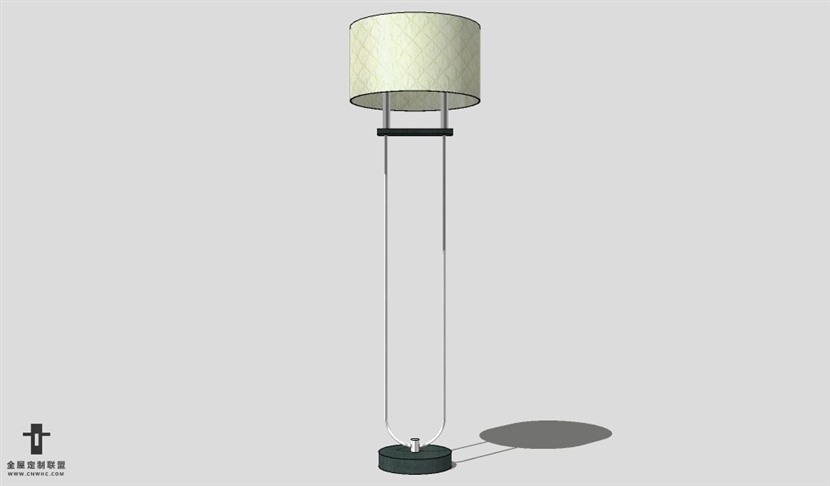 SketchUp落地灯模型草图大师落地灯3D模型Floor light-006