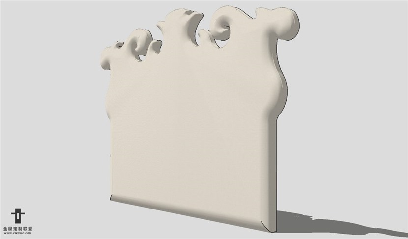 SketchUp床头板模型草图大师床头板3D模型Head-Board-012