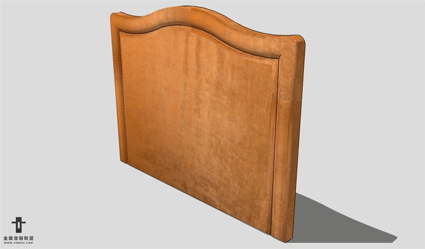 SketchUp床头板模型草图大师床头板3D模型Head-Board-019