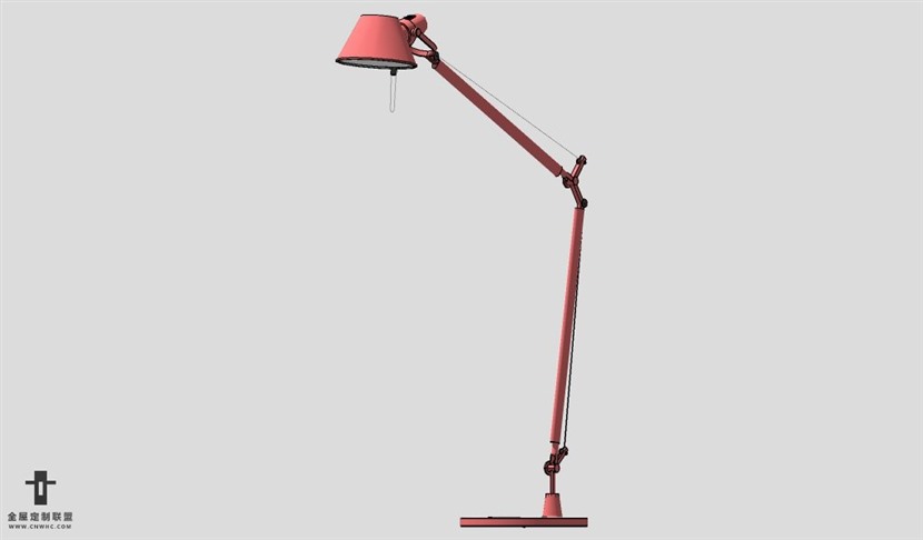 SketchUp书桌灯模型草图大师台灯3D模型Lamp-109