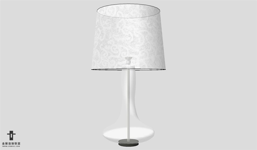 SketchUp台灯模型草图大师台灯3D模型Lamp-003