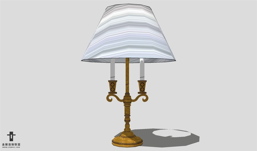 SketchUp台灯模型草图大师台灯3D模型Lamp-009