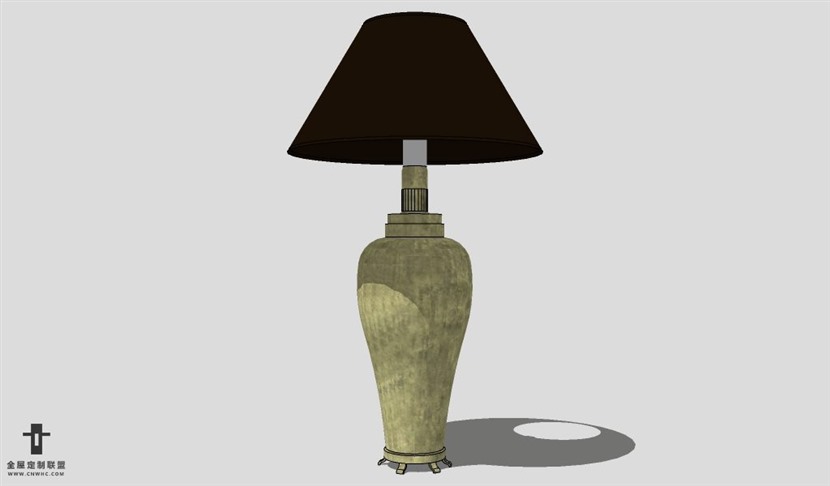 SketchUp台灯模型草图大师台灯3D模型Lamp-023