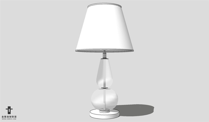 SketchUp台灯模型草图大师台灯3D模型Lamp-031