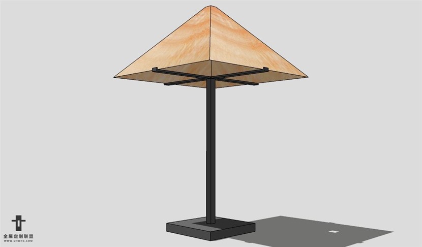 SketchUp台灯模型草图大师台灯3D模型Lamp-035