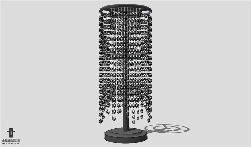 SketchUp台灯模型草图大师台灯3D模型Lamp-039