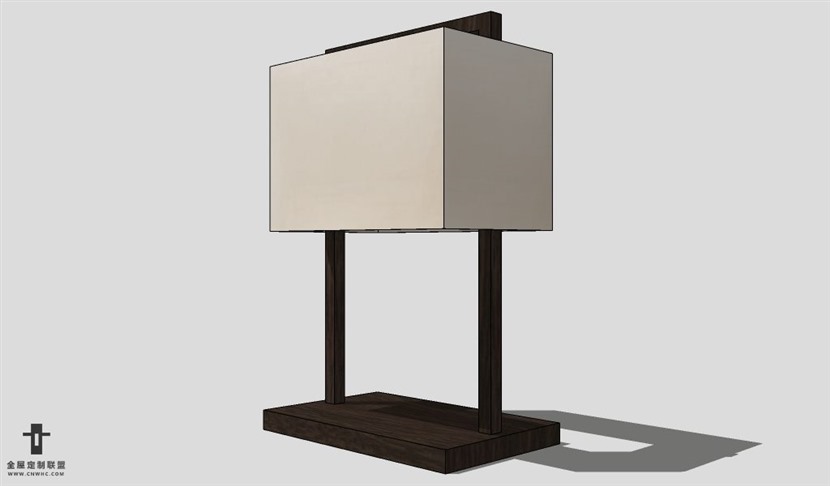 SketchUp台灯模型草图大师台灯3D模型Lamp-053