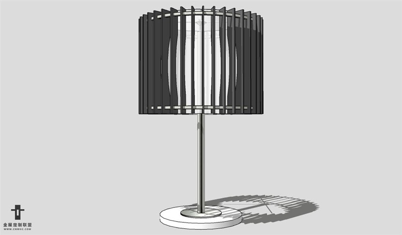 SketchUp台灯模型草图大师台灯3D模型Lamp-055