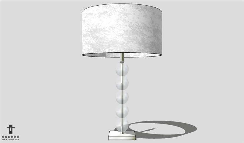 SketchUp台灯模型草图大师台灯3D模型Lamp-080