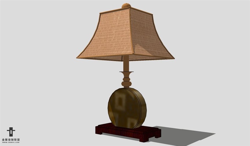 SketchUp台灯模型草图大师台灯3D模型Lamp-094