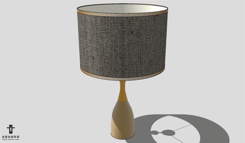 SketchUp台灯模型草图大师台灯3D模型Lamp-101