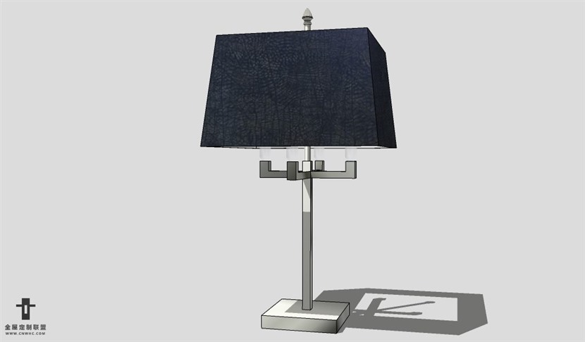 SketchUp台灯模型草图大师台灯3D模型Lamp-106