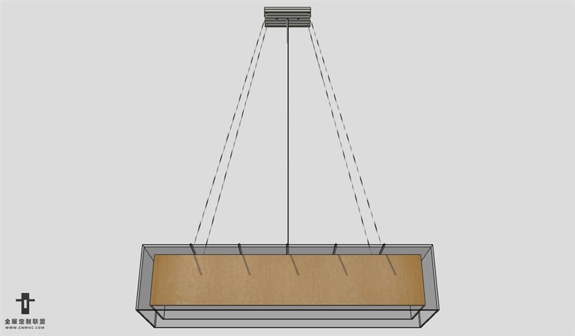 SketchUp吊灯模型草图大师吊灯3D模型Lighting-005