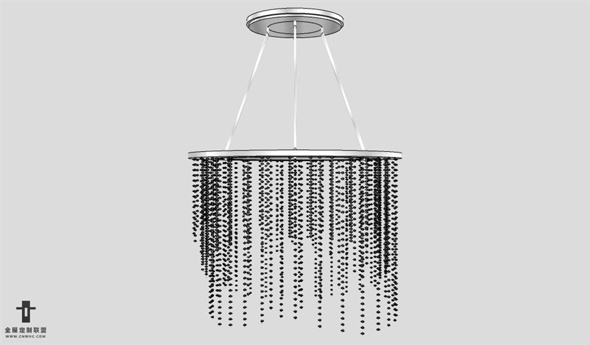 SketchUp吊灯模型草图大师吊灯3D模型Lighting-034