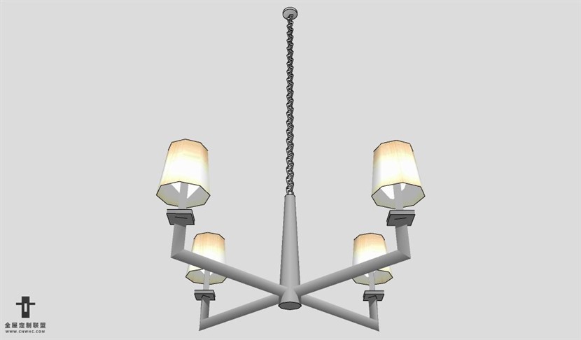 SketchUp吊灯模型草图大师吊灯3D模型Lighting-047