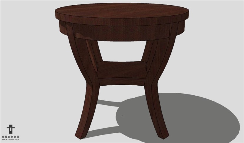 SketchUp床头柜模型草图大师床头柜3D模型Nightstand-049