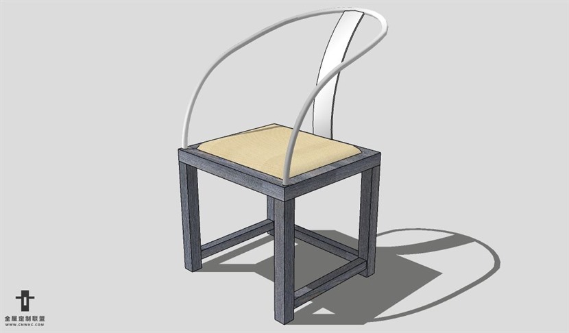 SketchUp椅子模型草图大师中式椅子模型Oriental Chairs-007