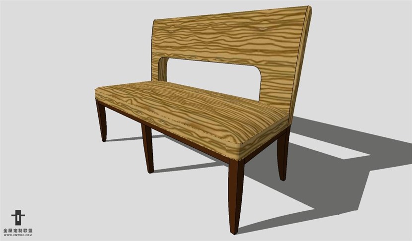 SketchUp椅子模型草图大师户外椅子模型Patio Chair-004