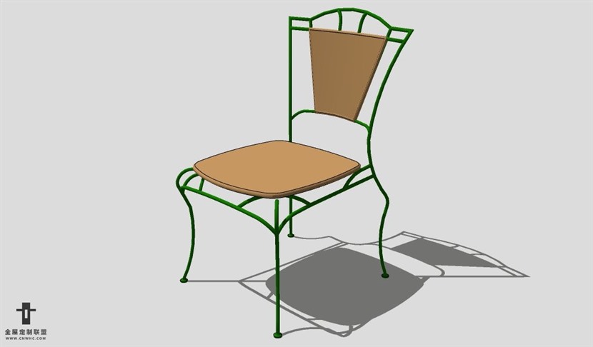 SketchUp椅子模型草图大师户外椅子模型Patio Chair-006