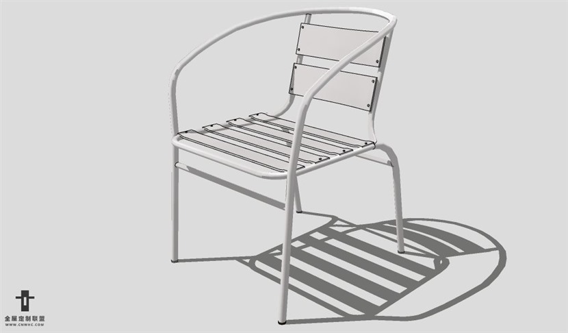 SketchUp椅子模型草图大师户外椅子模型Patio Chair-008