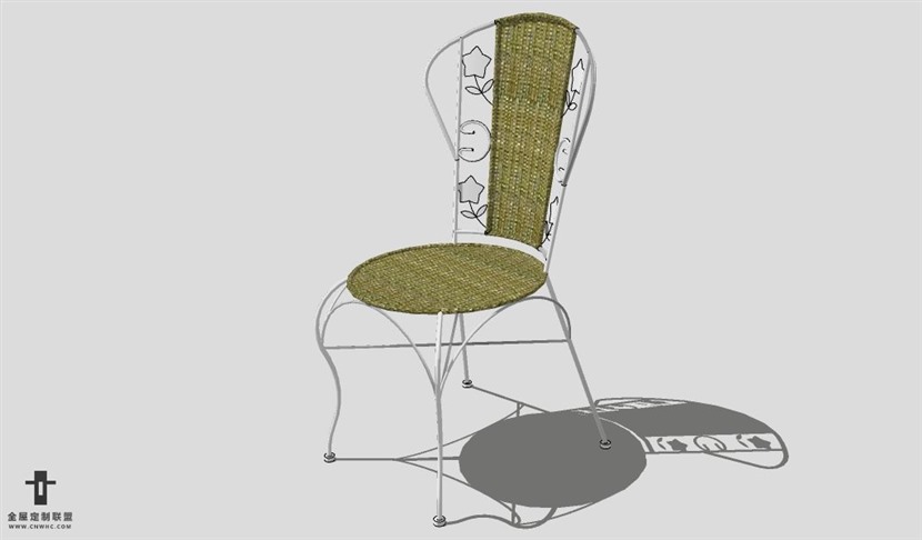 SketchUp椅子模型草图大师户外椅子模型Patio Chair-009