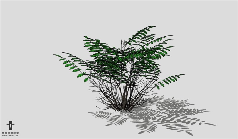 SketchUp饰品模型草图大师花艺3D模型Plant-015