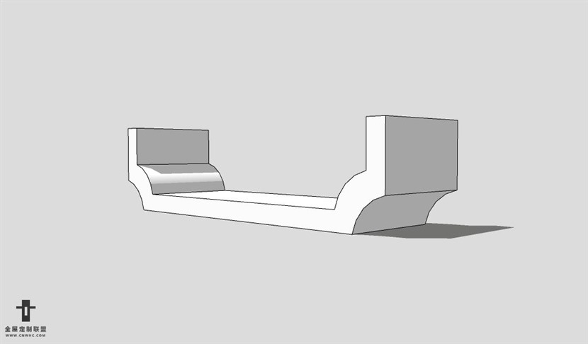 SketchUp置物架模型草图大师层板架3D模型Shelf-007