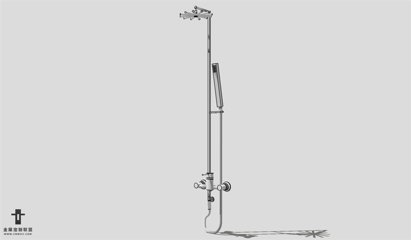 SketchUp卫生间设备模型草图大师卫生间用品3D模型Shower-002