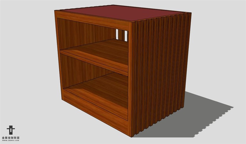 SketchUp边几模型草图大师边方几3D模型Sideboard-041