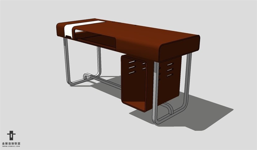 SketchUp桌子模型草图大师办公桌3D模型Desk-009