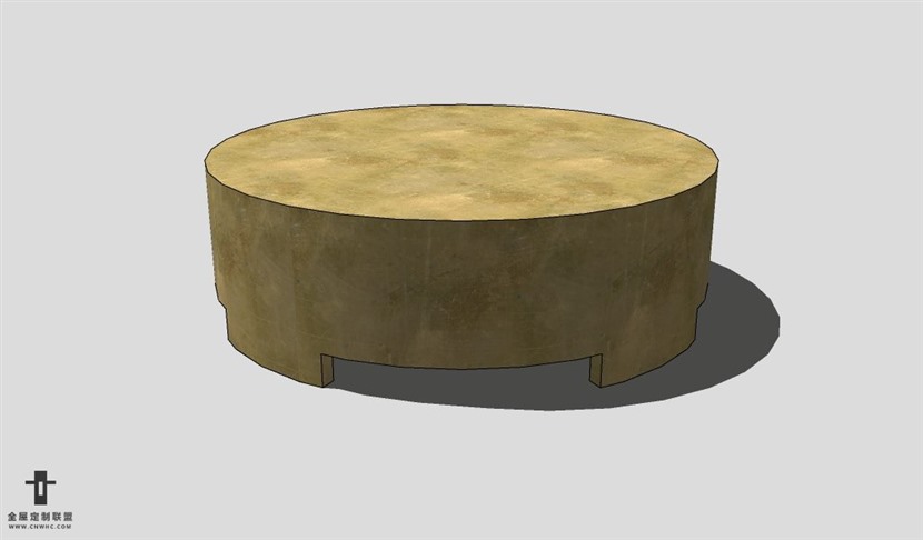 SketchUp茶几模型草图大师茶几3D模型Tea table-002