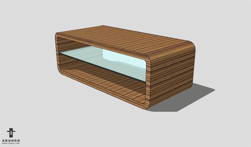 SketchUp茶几模型草图大师茶几3D模型Tea table-012