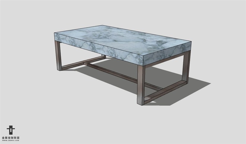 SketchUp茶几模型草图大师茶几3D模型Tea table-015