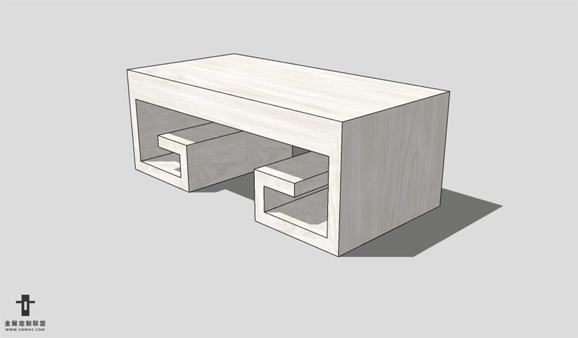 SketchUp茶几模型草图大师茶几3D模型Tea table-020