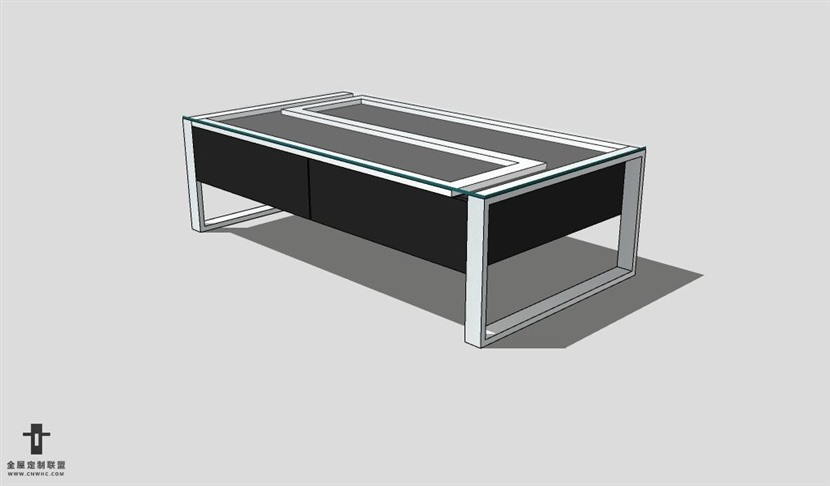 SketchUp茶几模型草图大师茶几3D模型Tea table-023