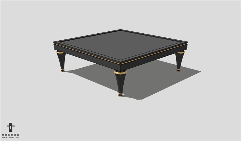 SketchUp茶几模型草图大师茶几3D模型Tea table-025