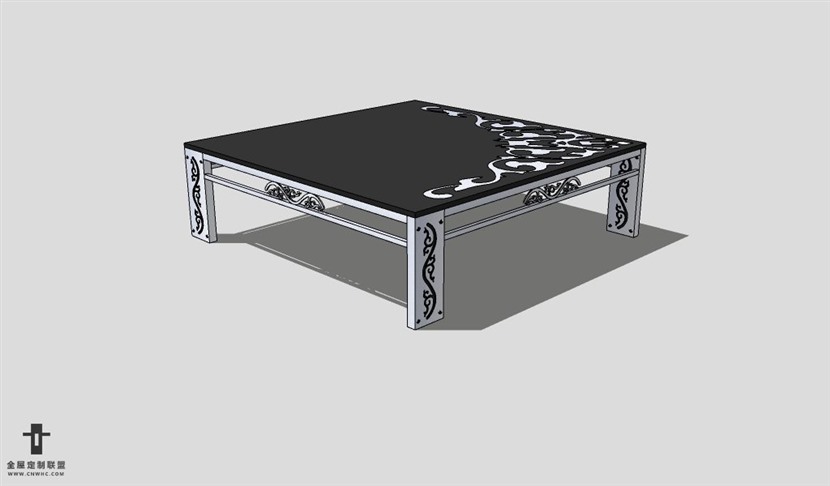 SketchUp茶几模型草图大师茶几3D模型Tea table-029