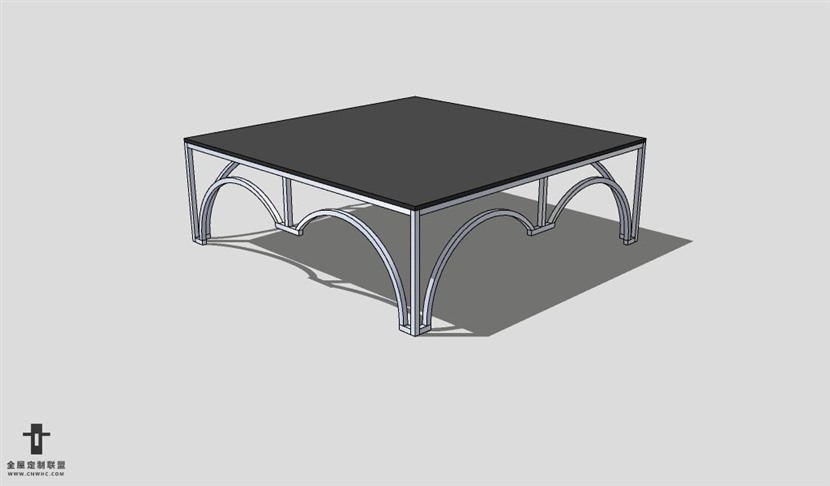 SketchUp茶几模型草图大师茶几3D模型Tea table-032