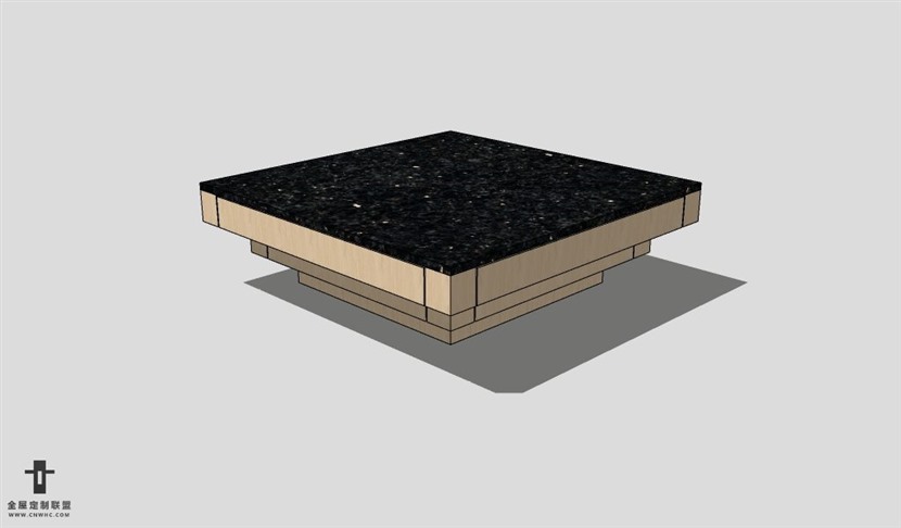 SketchUp茶几模型草图大师茶几3D模型Tea table-033