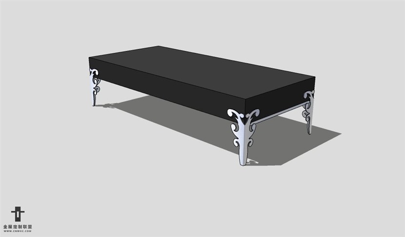 SketchUp茶几模型草图大师茶几3D模型Tea table-034